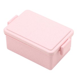 Miyoshi Seisakujyo GEL-COOL 0101-0283 Gel Cool Square Gelato Plain, Integrated Ice Pack, Square Lunch Box, Bento Box, Strawberry Color, 5.9 x 3.7 x 2.4 inches (15 x 9.4 x 6 cm), 13.5 fl oz (400 ml), 1