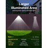 Mrzxy Solar Wall Lights Outdoor Bright Sconce Waterproof LED for