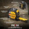 PREXISO 2-in-1 Laser Tape Measure, 135Ft Rechargeable Measurement Tool &