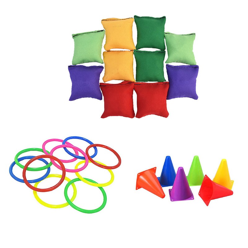 Carnival Games Combo Set Promote Eye Hand Coordination Cones Ring