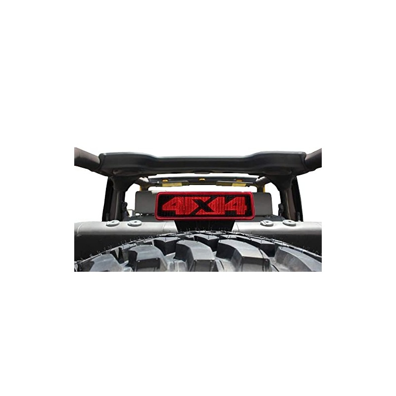 Factory Crafts 4x4 3rd Brake Light Decal Cover Compatible with