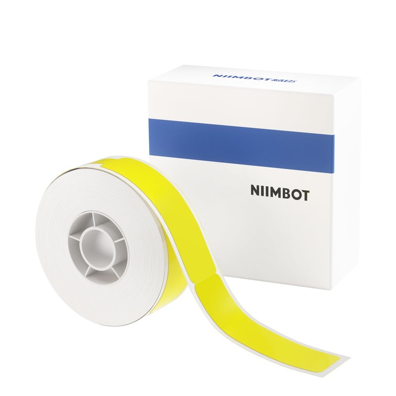 NIIMBOT Thermal Cable Labels, 12.5 x 109 mm Label Printer,