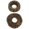 20" Living Wreath Wire Form with Coco Liner - 11"