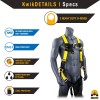 KwikSafety THUNDER 3D Ring Full Body Safety Harness ANSI OSHA