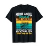 Fishing Funny My Angel Technique Is Top Secret Fischer T-Shirt,