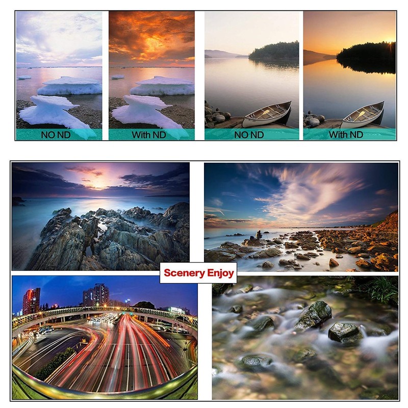 ZOMEi 100 x 150mm Z-Pro Series ND8 Graduated Filter for