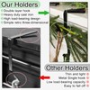 Vicenpal 4 Pcs Fireplace Stocking Garland Hanger for Mantel 2