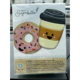 American Crafts Sweet Sugarbelle Coffee & Donut Cookie Cutter Kit