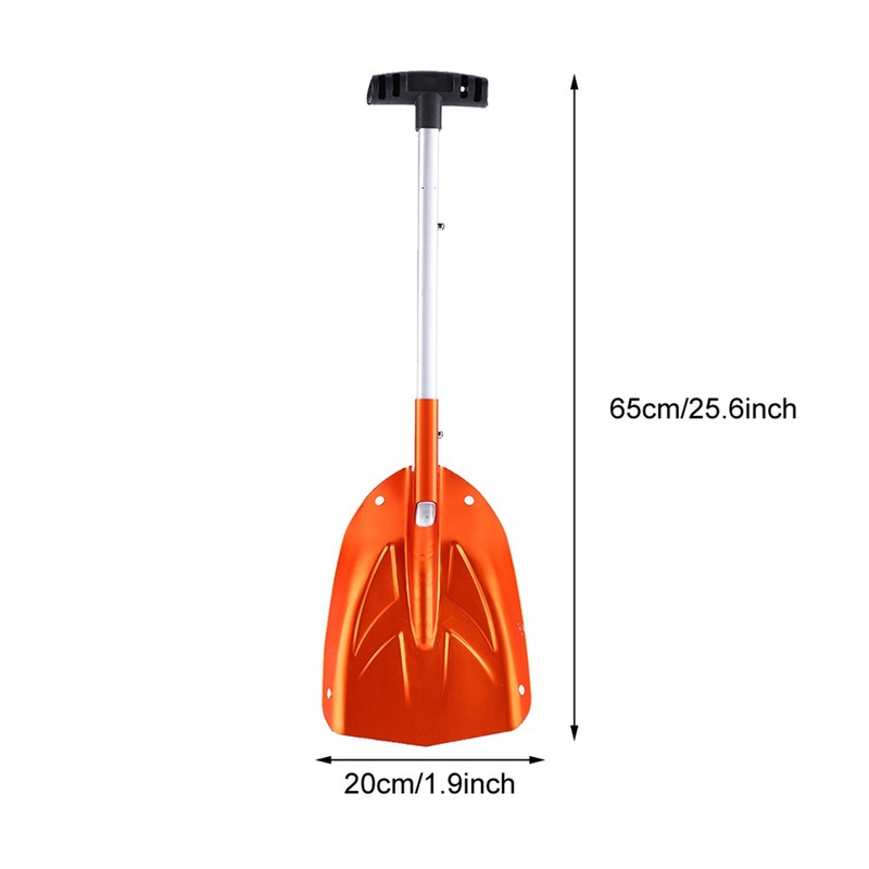 Aluminum Alloy Detachable Telescopic Winter Snow Ice Shovel Outdoor Kit