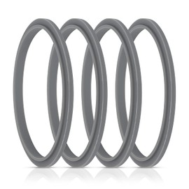 4 Pack Gasket Replacement Rubber Ring Seal Ring Gasket with Lip, Compatible with Nutribullet Blender Series 600W and 900W
