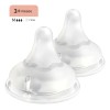 Tetina Pigeon Softouch Repuesto Boca Ancha Talla M +3m