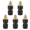 5Pcs Brass Binding Post Nickel Plated Inverter Terminal for Electronic