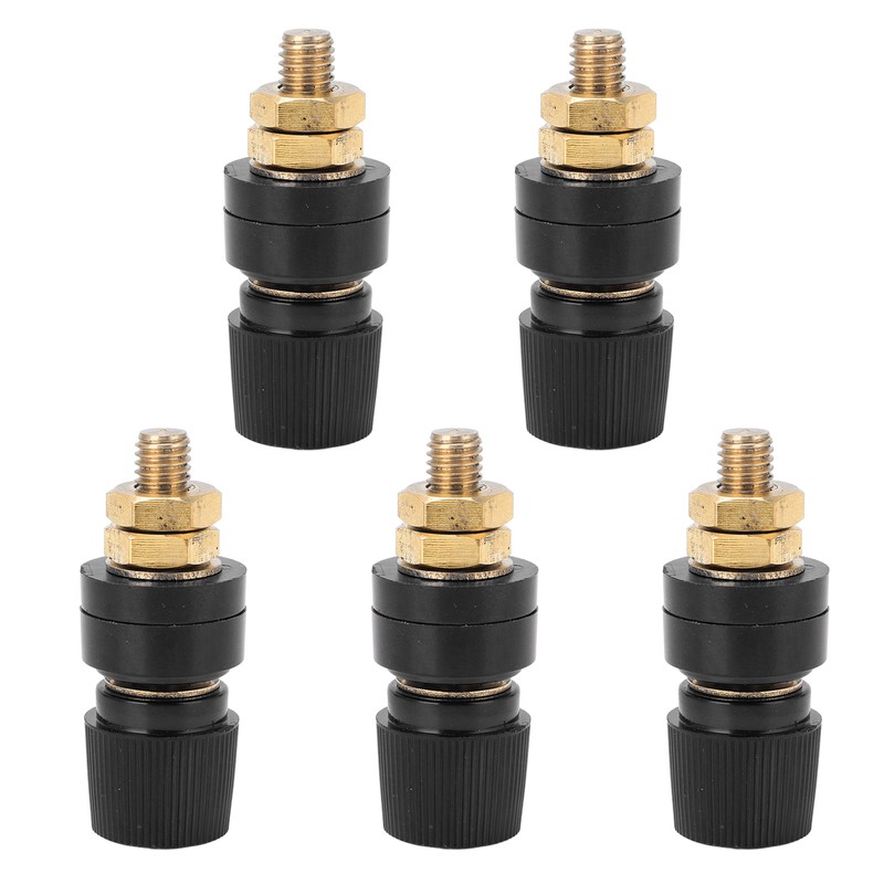 5Pcs Brass Binding Post Nickel Plated Inverter Terminal for Electronic