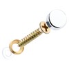 Cosmos 4 Pair Decorative Screw with Caps Used as Mirror
