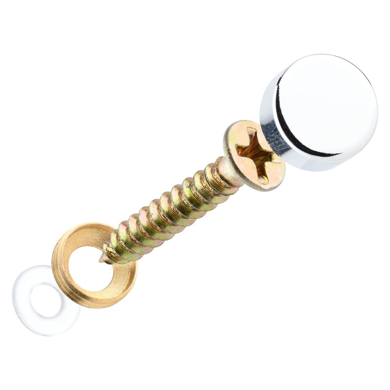 Cosmos 4 Pair Decorative Screw with Caps Used as Mirror