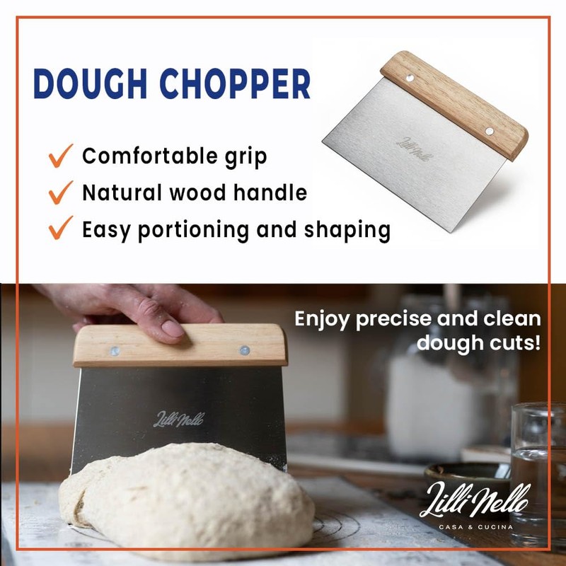 Banneton Oval 10" Sourdough Proofing Basket Set, Artisan Bread Kit,