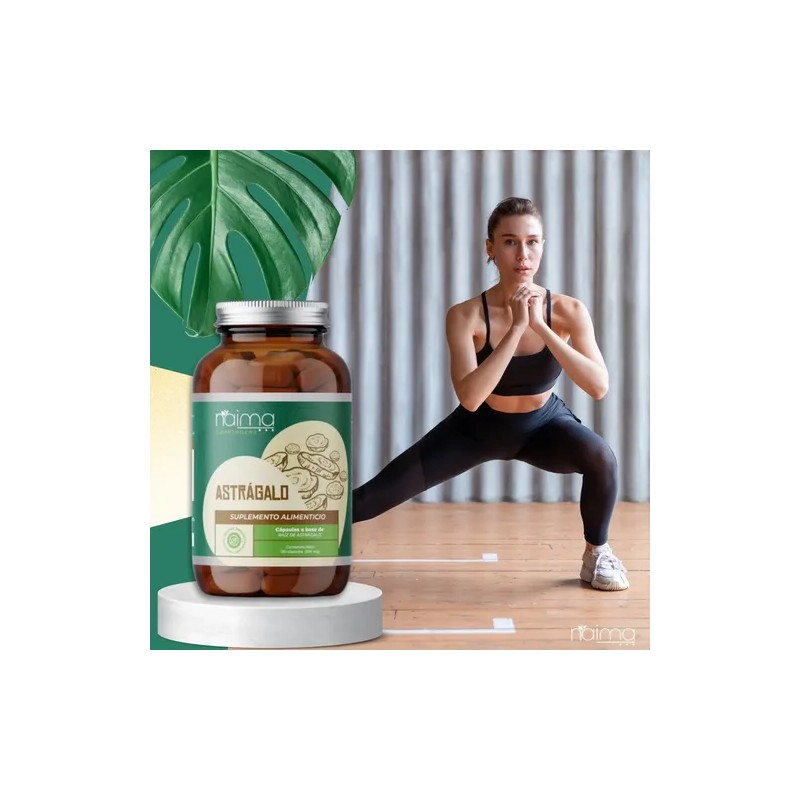 Astrágalo Adaptógeno Vegano en Cápsulas para Inmunidad y Energía
