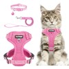 Muecleao Cat Harness and Lead Set, Adjustable Kitten Harness and