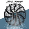 16" inch Universal Slim Fan Push Pull Electric Radiator Cooling