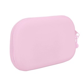 Estuche para cosméticos, estuche para bolígrafos, tamaño pequeño, ligero, multifunción, material de silicona para productos de aprendizaje, para almacenamiento, pintura, lápiz(Rosa (grande))