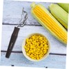 CIYODO Ergonomic Corn Peeler Tool Stainless Steel Corn Stripping Gadget