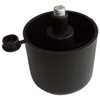 Aerzetix: C42482 Set of 4 Adjustable Furniture Feet Black for