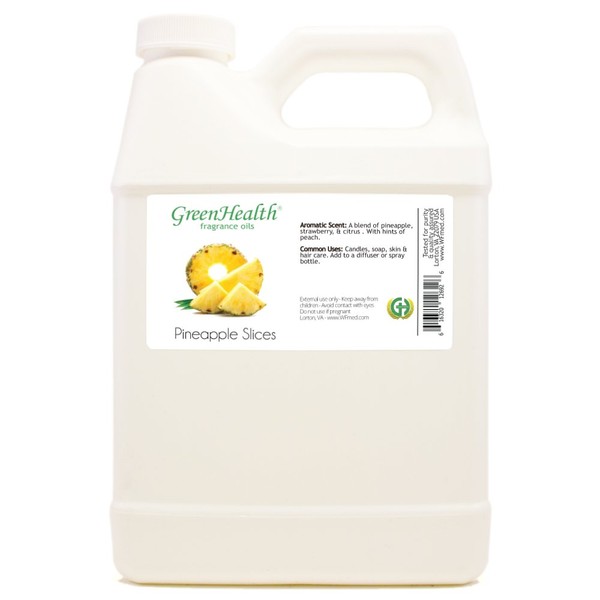 32 fl oz Pineapple Slices Fragrance Oil (Plastic Jug w/ Cap) - GreenHealth