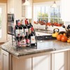 SOUJOY Coffee Syrup Rack Organizer, 9-12 Bottles Wine Holder Stand,
