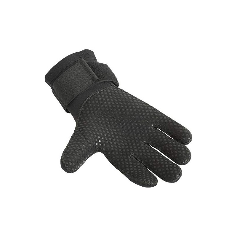 Cressi Black Neoprene Gloves Resilient - Neoprene 3mm Diving Gloves