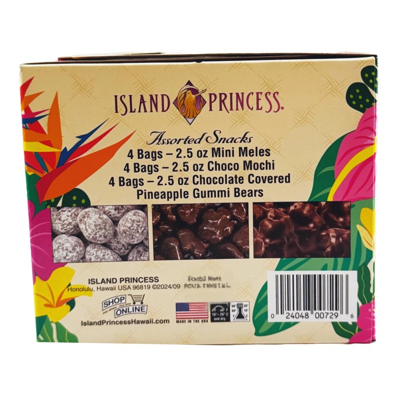Island Princess Chocolate Candy Assortment – 12 Pack Variety (2.5