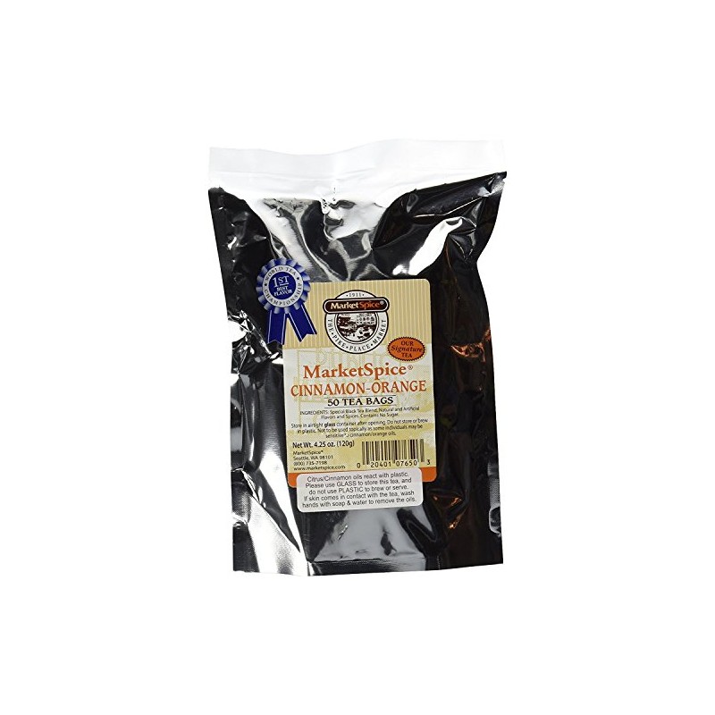 MarketSpice cinnamon-orange Teabags 50 Pack