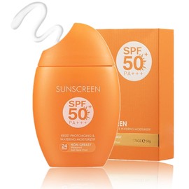 Soleneva Anti-Ageing Sun Cream with SPF 50, Waterproof, Sweatproof Sunscreen with UVA/UVB Protection, Moisturising Sun Protection Face & Body, Sun Cream Face 50 for Daily Use