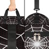 Black Spider Web Overnighter Duffel Bags for Boys Men, Carry-On