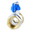 Brass Full Bore Compression Ball Valve, Male X Female Threaded