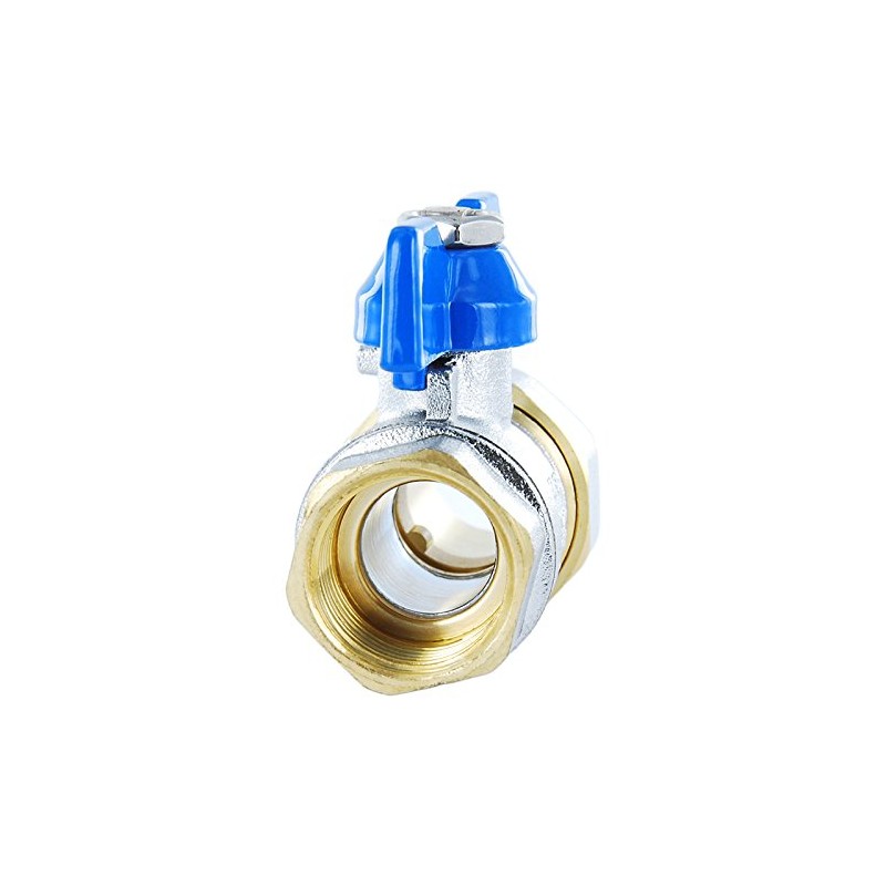 Brass Full Bore Compression Ball Valve, Male X Female Threaded