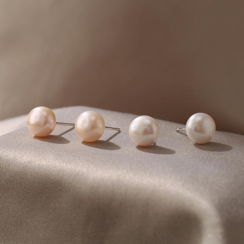 EVER FAITH AAA Quality Handpicked Freshwater Cultured Pearl 925 Sterling