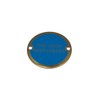Bary Fire Door Keep Locked Sign Polished Brass