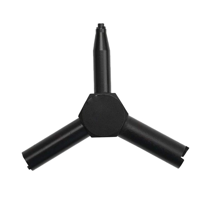 Gas Valve Key Steel Triple Universal Triangle Wrench Force Magazine