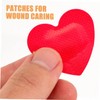 FOMIYES 24pcs Heart Shaped Bandage Stickers Home Patches Breathable Adorable