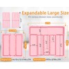 Homecor Utensil Drawer Organizer for Kitchen, Expandable Silverware Organizer Cooking