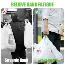 Weesdsio Weesdsio 2 Pack Grocery Bag Carrier, Grocery Bag Holder Shopping Bag Holder Each Holds Up to 80lbs Durable Heavy-Duty Shopping Bag Rack Comfortable Grip for Carrying Shopping Bags