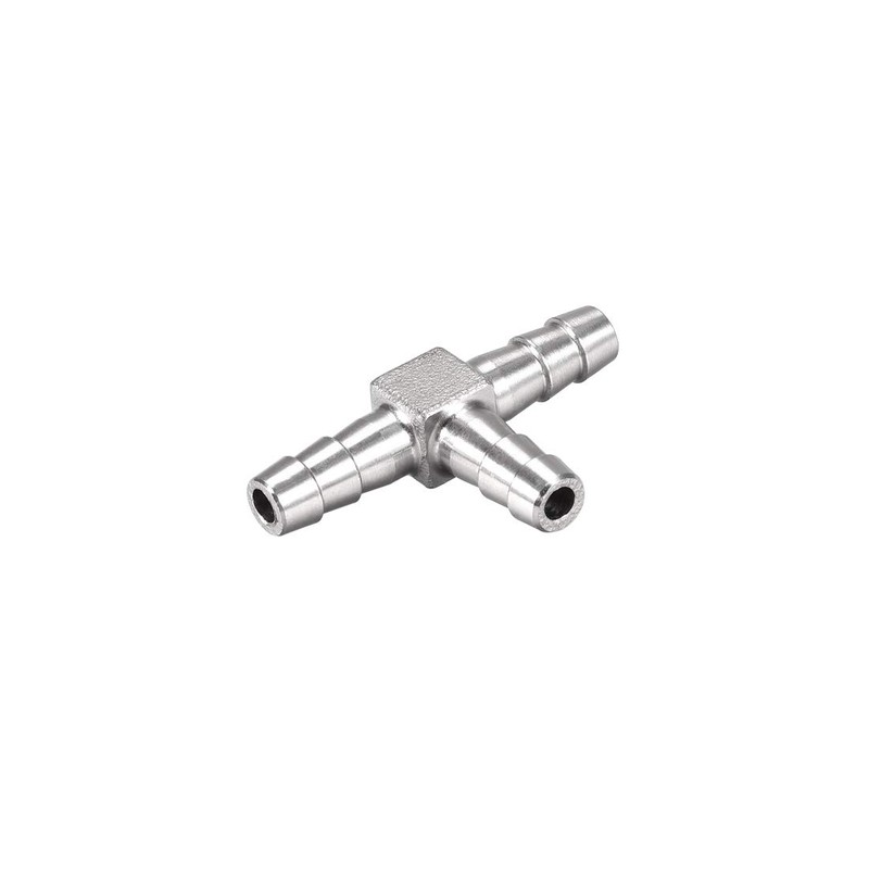 sourcing map 1/4-Inch (6mm) Hose ID Barb Fitting Stainless Steel