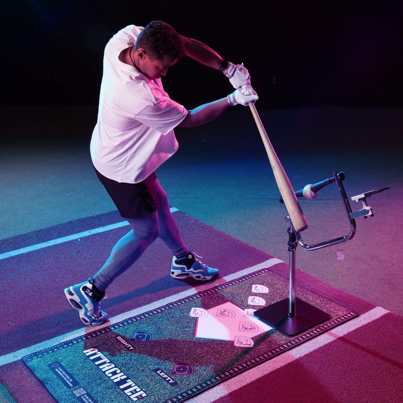 Attack Mat for Batting Tee Practice, Hitting Mat to Learn