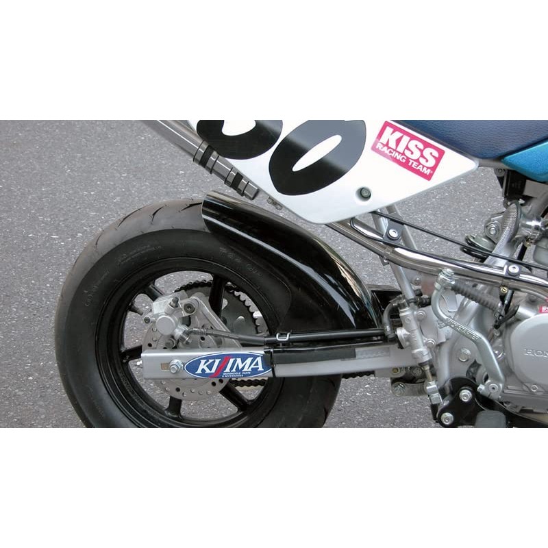 Kijima K105-007 FRP Inner Rear Fender Black Gelcoat Finish Ape
