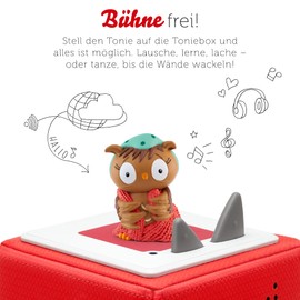 tonies Audio Figures for Toniebox, The Owl with the Bump - Good Night Little Owl, Audiobook with Songs for Children from 3 Years, Playing Time Approx. 49 Minutes