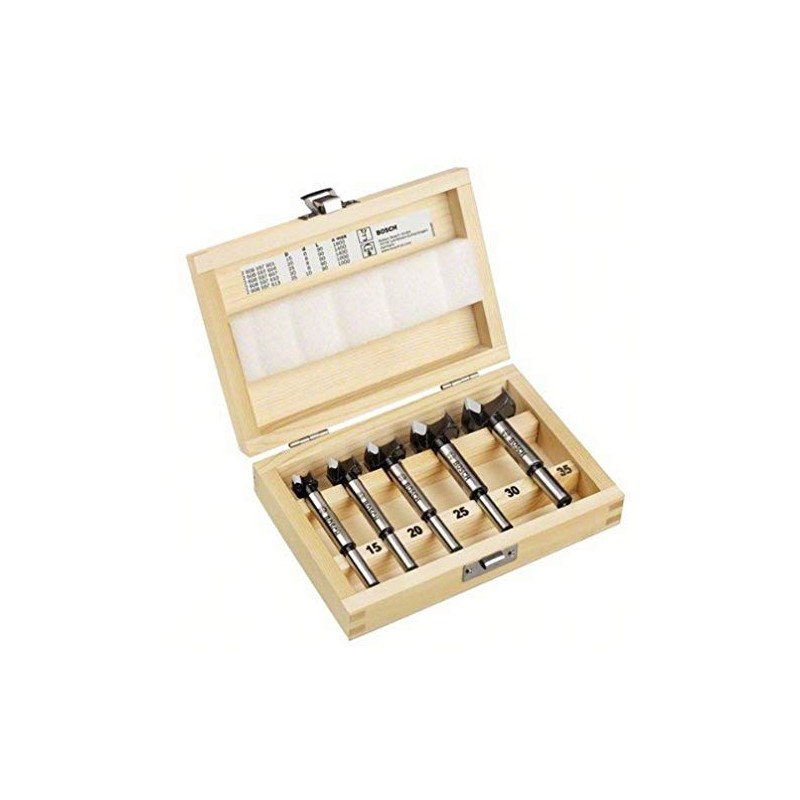 Bosch 2607018750 5 Piece Hard metal: 15, 20, 25, 30,