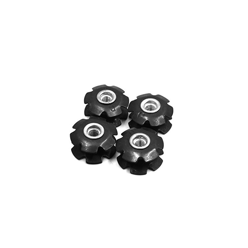 Sourcingmap 4pcs Metal MTB Bike Cycling Flange Headset Star Nut
