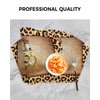 Round Table Placemats Set of 5 Dressing Table Leopard Background