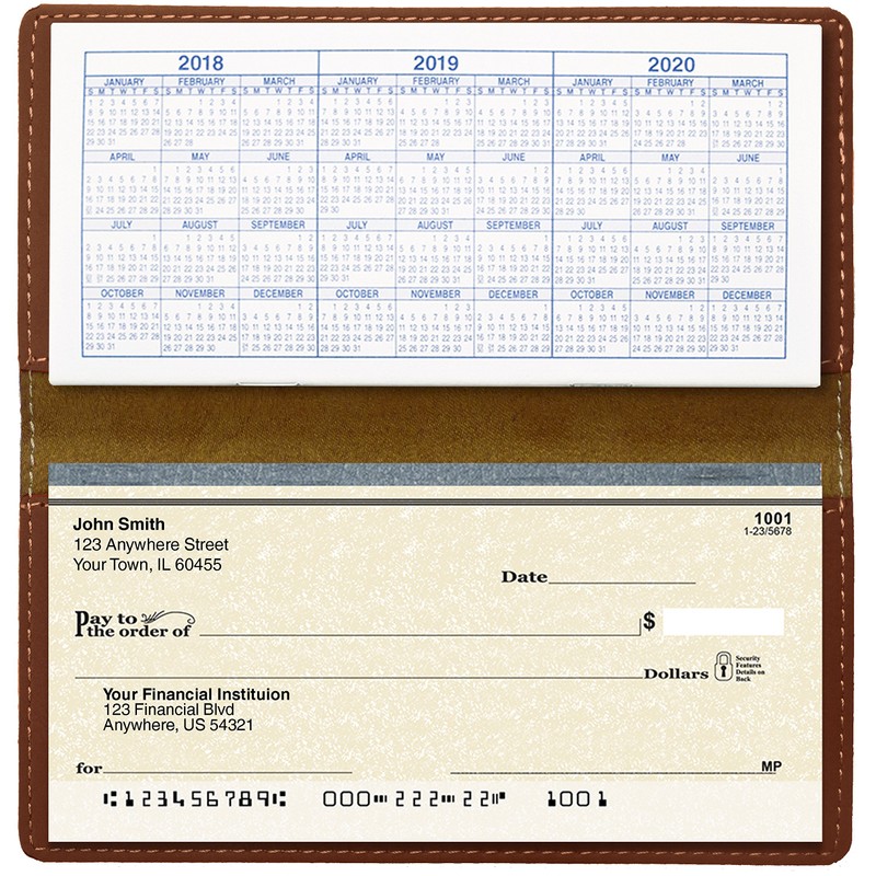 Soaring Eagle Laser Engraved Leatherette Checkbook Cover