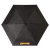 THRASHER FLAME Automatic Open and Close Folding Umbrella, Black, 22.8